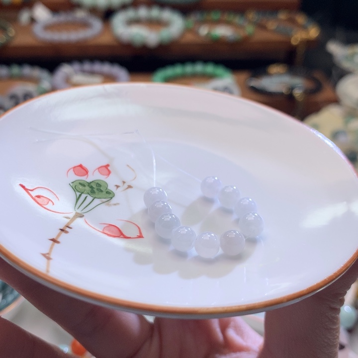 翡翠未镶嵌手链翡翠d12卡5.5