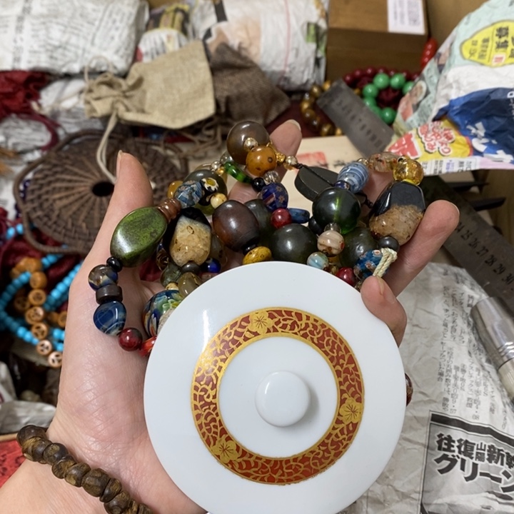 瓷片哈中古工艺品树脂