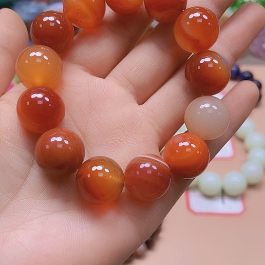 玛瑙/玉髓颈饰未镶嵌大*
