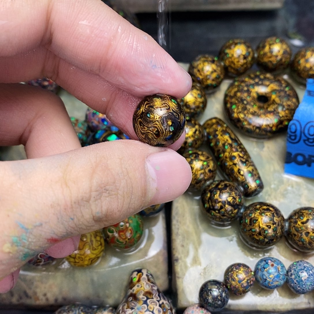 宏**途非遗手工 大漆工艺规格1.4cm