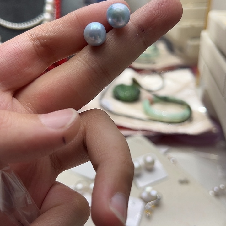 颈饰海水珍珠银S925镶嵌