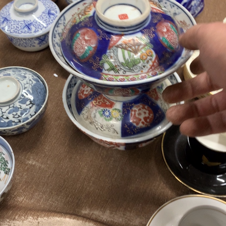 勉***瓷片工艺品工艺品狗工艺品