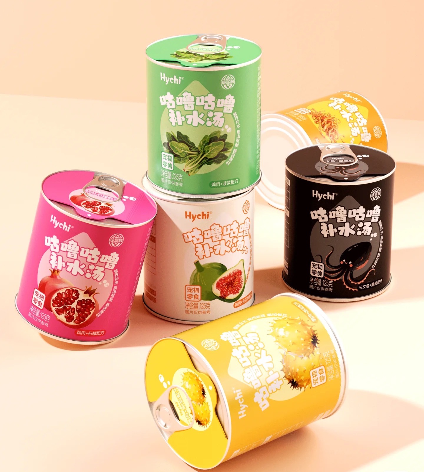 hychi咕噜咕噜补水汤猫咪零食补水汤罐