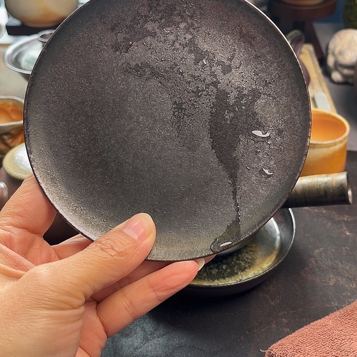 欢***二茶盏柴烧茶具柴烧茶具