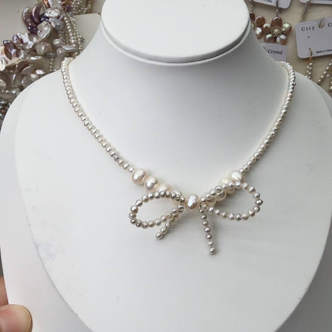 未镶嵌颈饰淡水珍珠