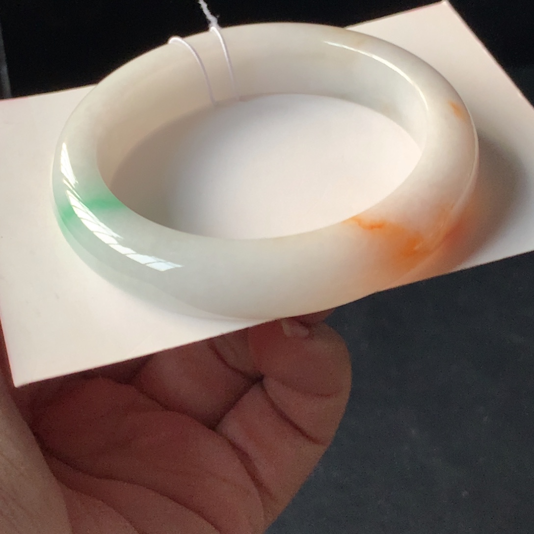 翡翠未镶嵌手镯90号51-11.5-8.2