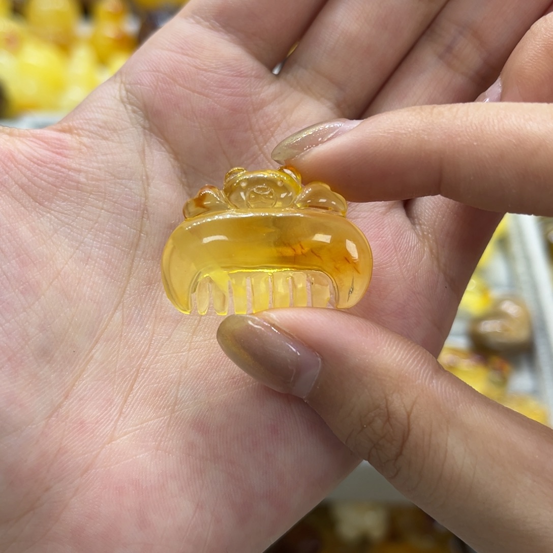 琥珀颈饰未镶嵌天然琥珀