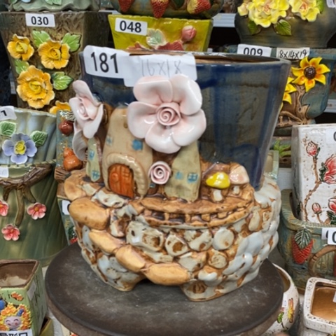 【闪购商品】红陶粗陶材质多肉花盆