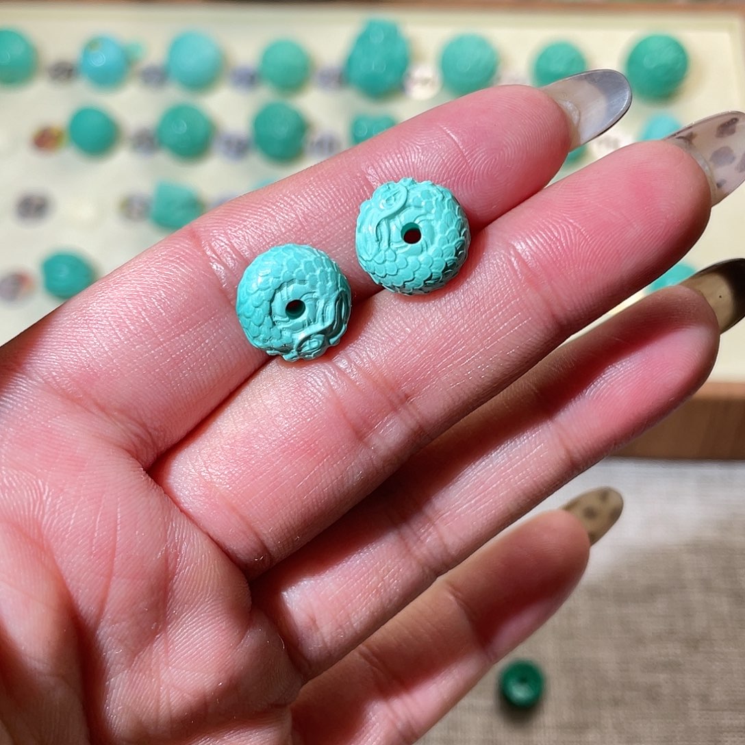 手工雕刻配饰配珠卡12