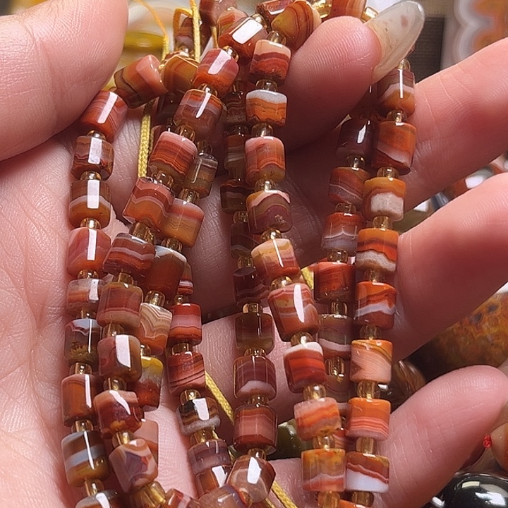 玛瑙/玉髓未镶嵌项链