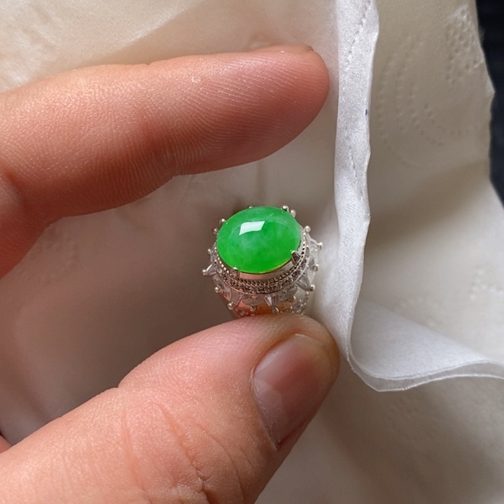 定制翡翠未镶嵌7号链接