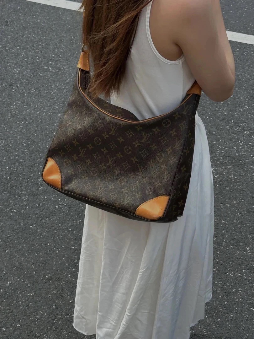 95新 LouisVuitton/路易威登 御古屋/27469/中号牛角包 95年