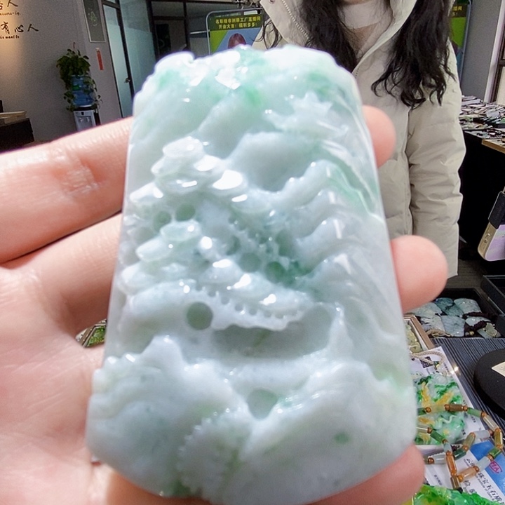 颈饰未镶嵌翡翠翡翠