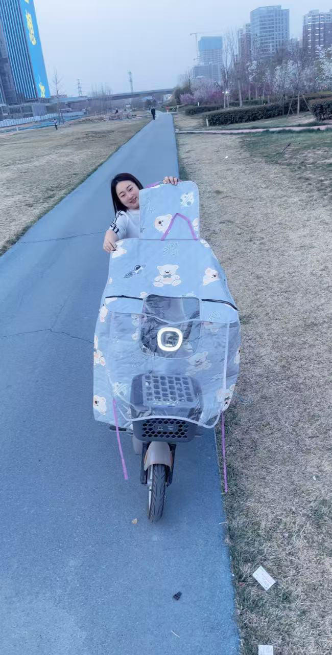 斗篷式电车专用挡风被