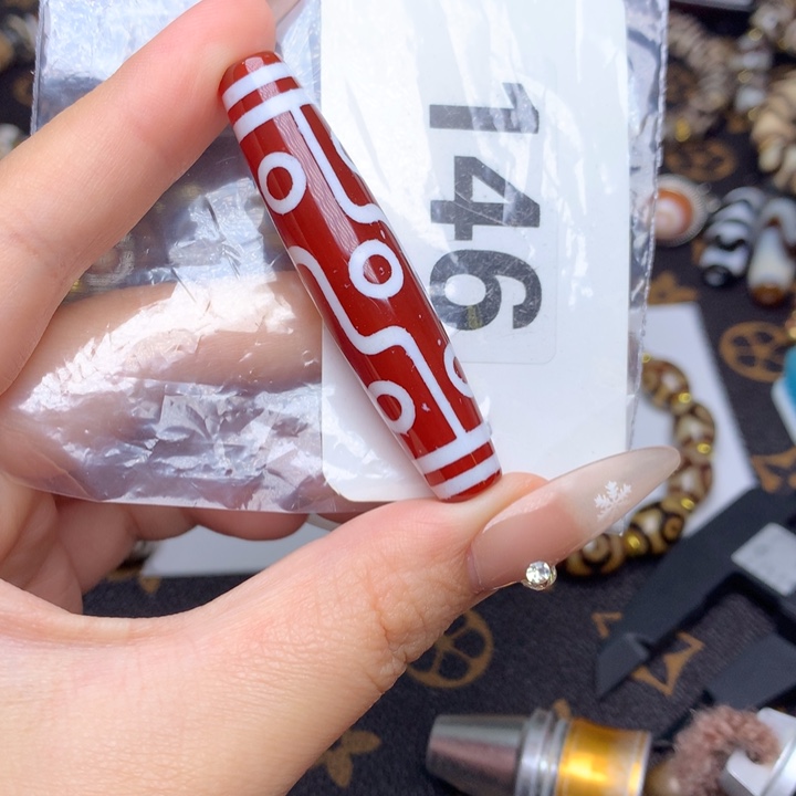 玛瑙/玉髓未镶嵌发一条