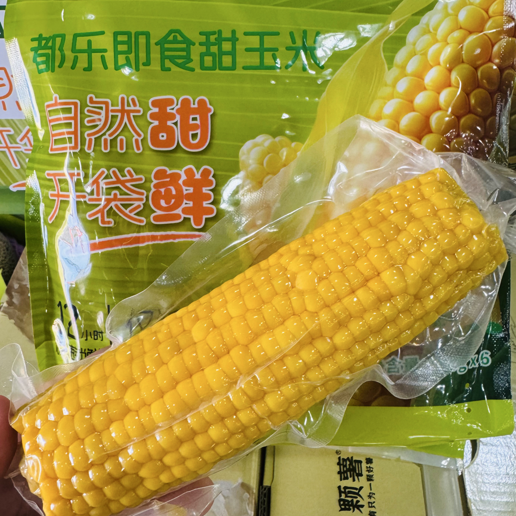 水果玉米开袋即食，每袋6棒，黑龙江