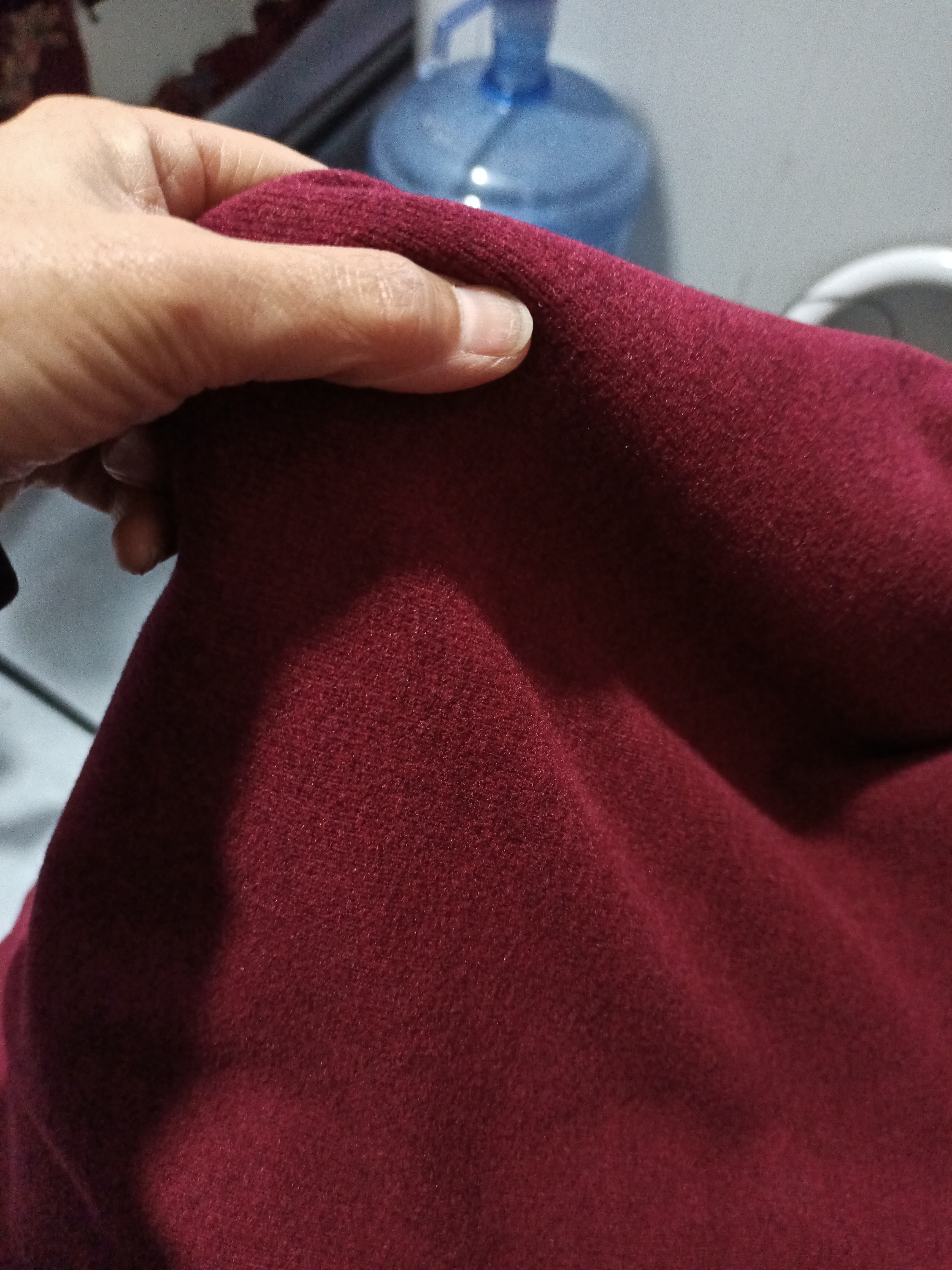 醋酸羊绒布料玫瑰紫2.5米