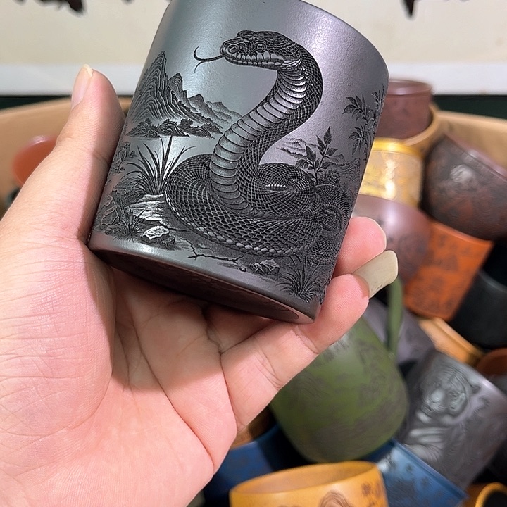 茶杯紫砂全手工紫砂主人杯