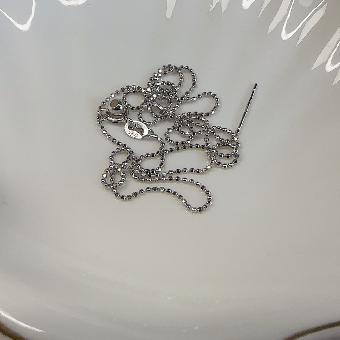 淡水珍珠颈饰银S925镶嵌宴*