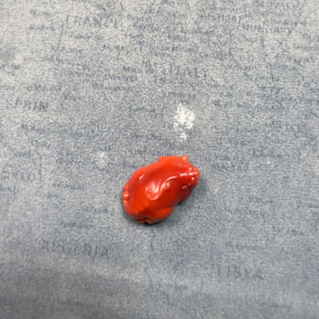 珍***啊南红玛瑙未镶嵌貔貅