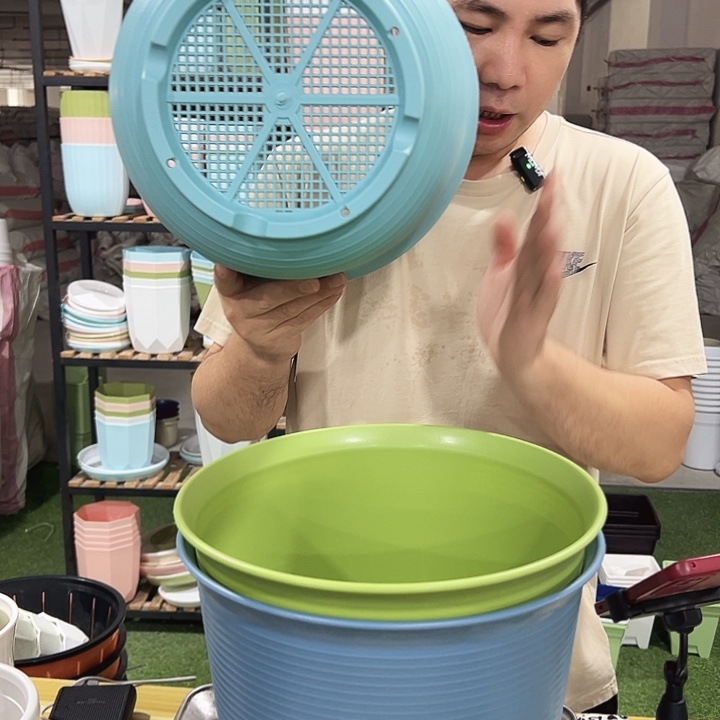 矮陶口30高21混色3个无托