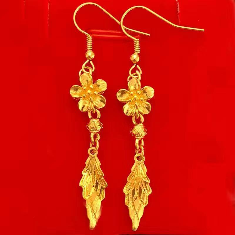 时尚大气花朵耳线-默认