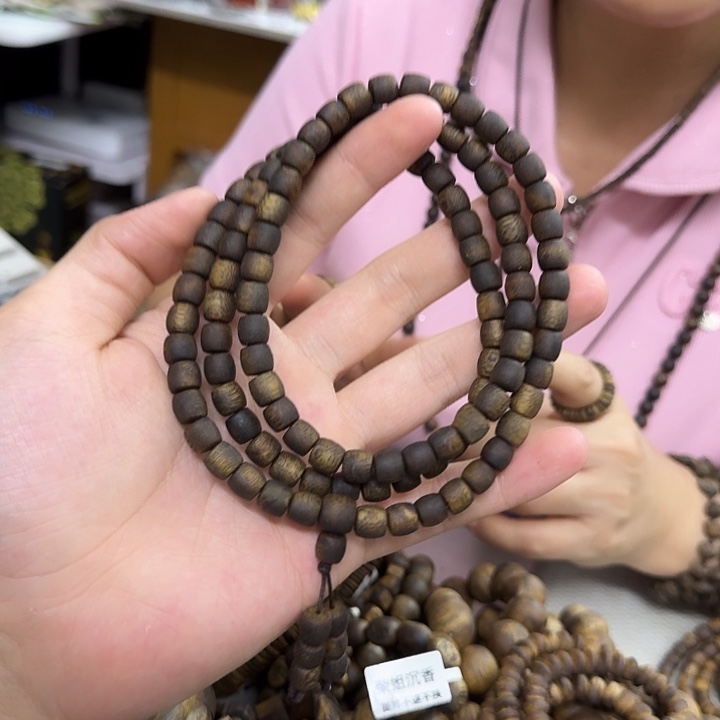 手串沉香张勺子 99 沉鼓珠多圈 0.8-20 克多样性发一