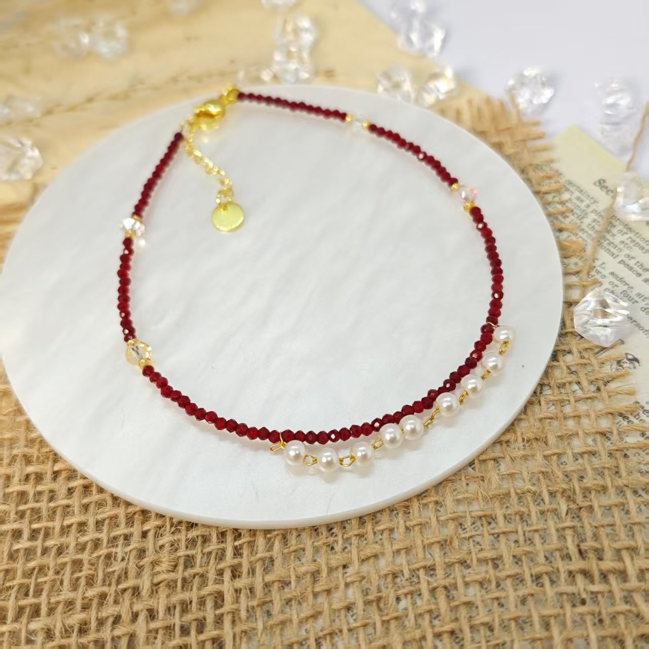 非金属仿水晶脚链 《灵》施华洛脚链2-4(多样发其一) MY135