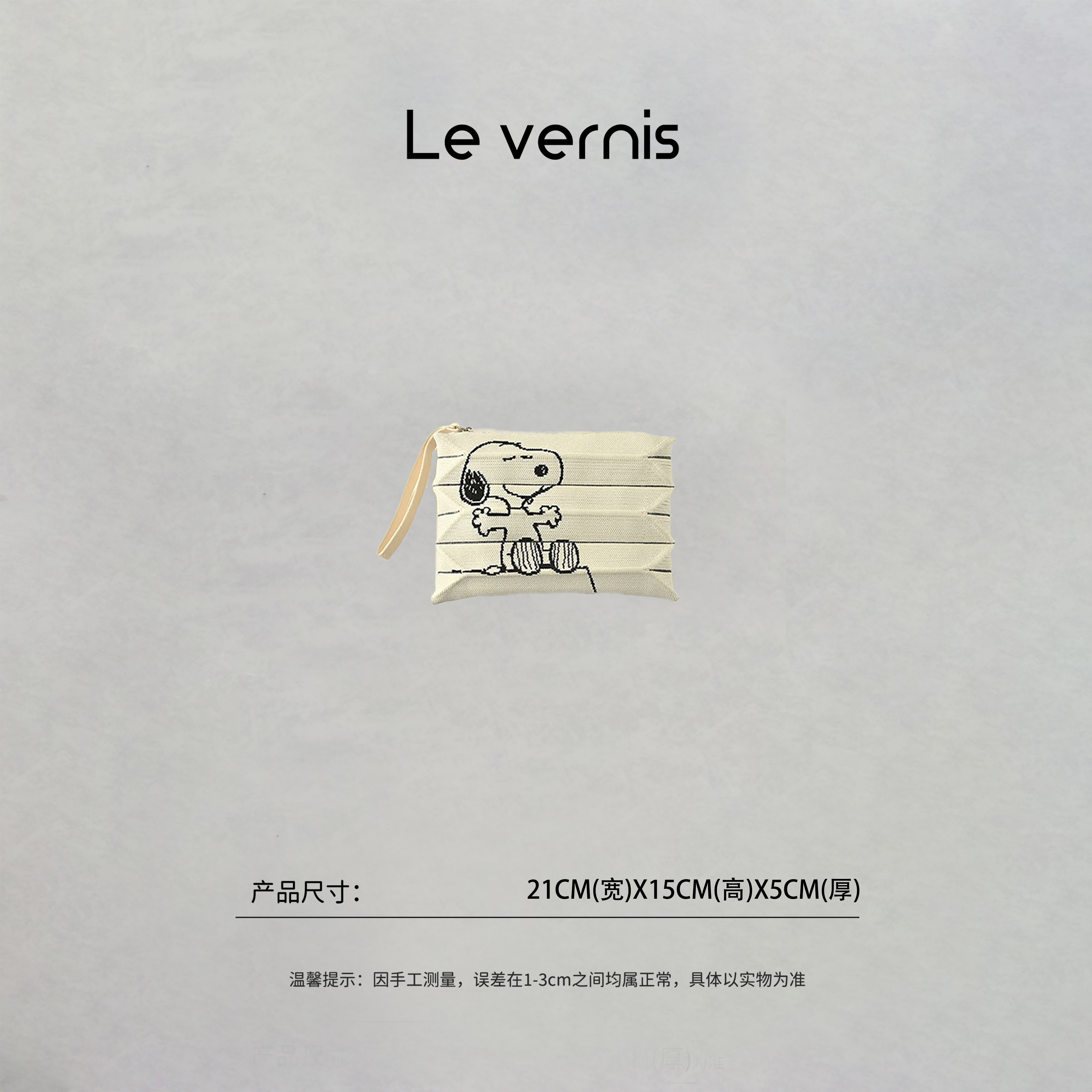 格格【卡通小狗】日系卡通可爱狗狗百褶手拿包零钱包收纳包