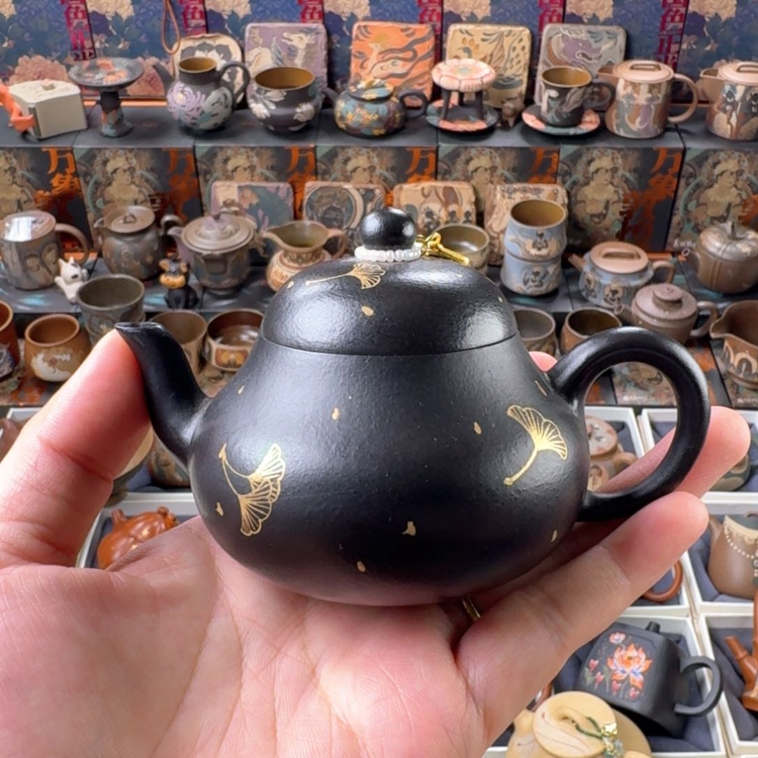 茶壶紫砂150ml原矿精工半手