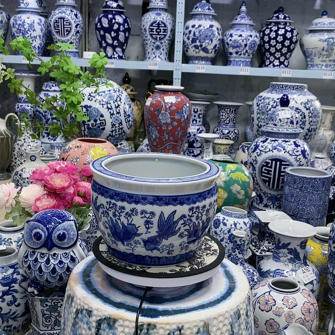 【闪购商品】摆件花盆瓷器摆件………………………………