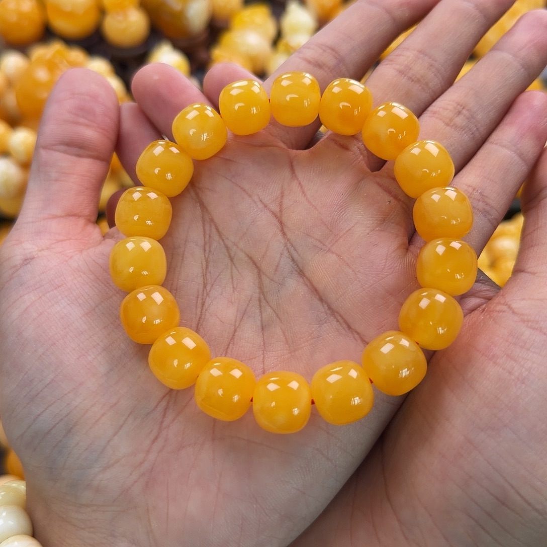 琥珀未镶嵌珠宝奇石13mm同料