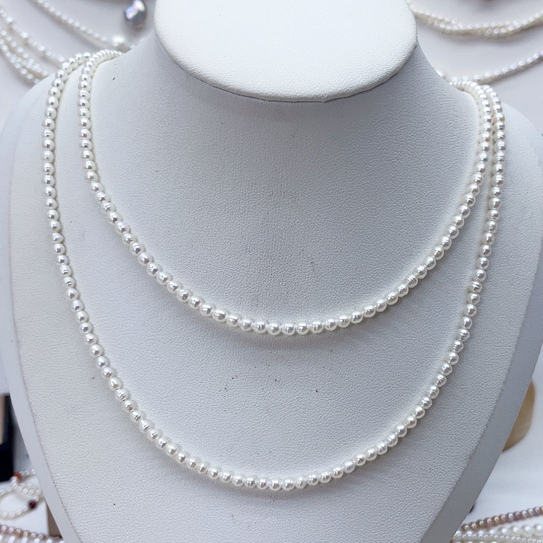 颈饰银S925镶嵌淡水珍珠