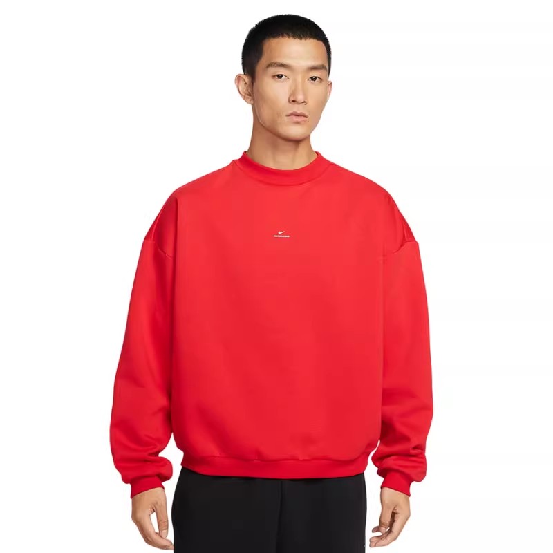 NIKE/耐克AS M NK TF SI BRSH CREW男圆领套头卫衣红IM5902-657