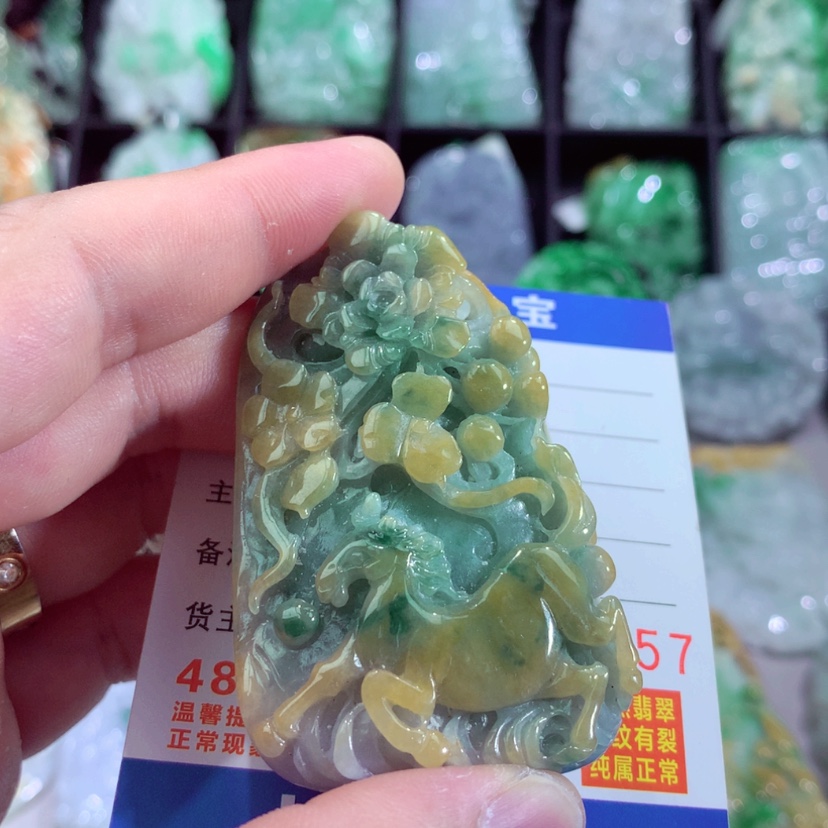 【闪购商品】翡翠颈饰未镶嵌挂件
