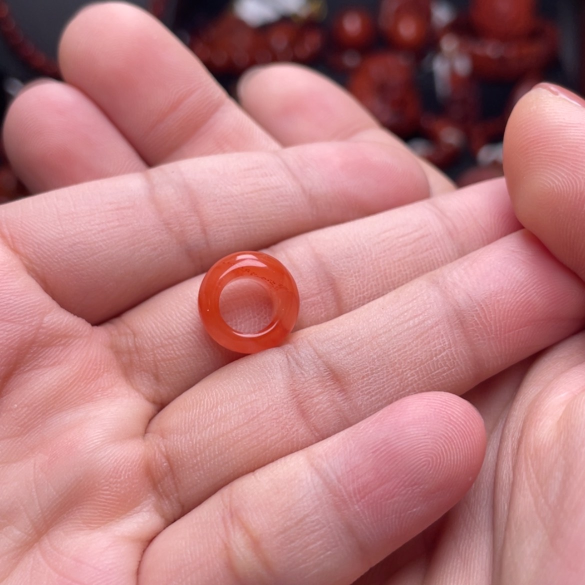 【闪购商品】南红玛瑙跑环6m未镶嵌