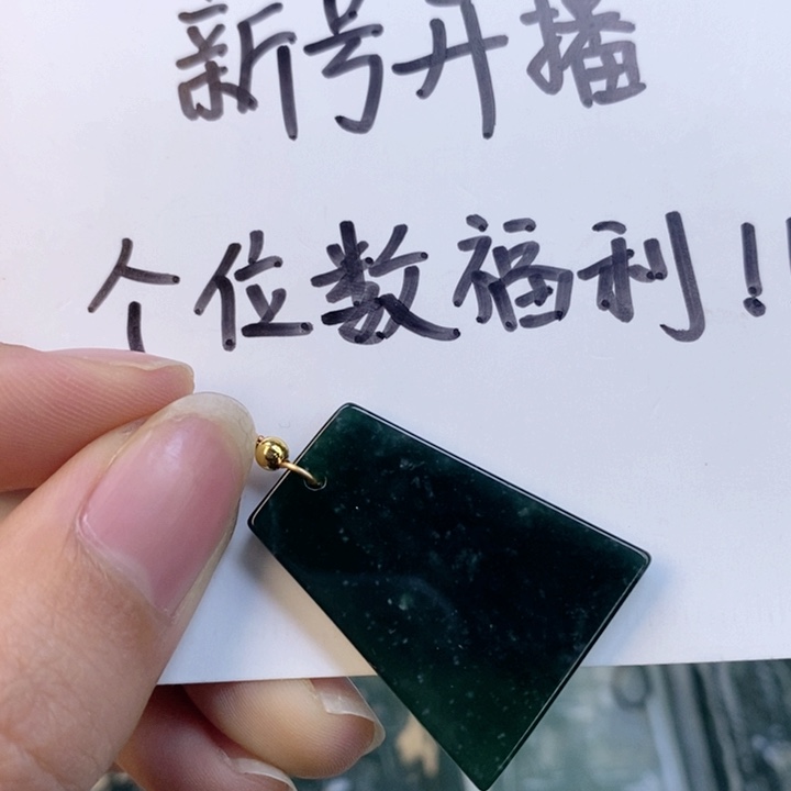 翡翠未镶嵌颈饰……