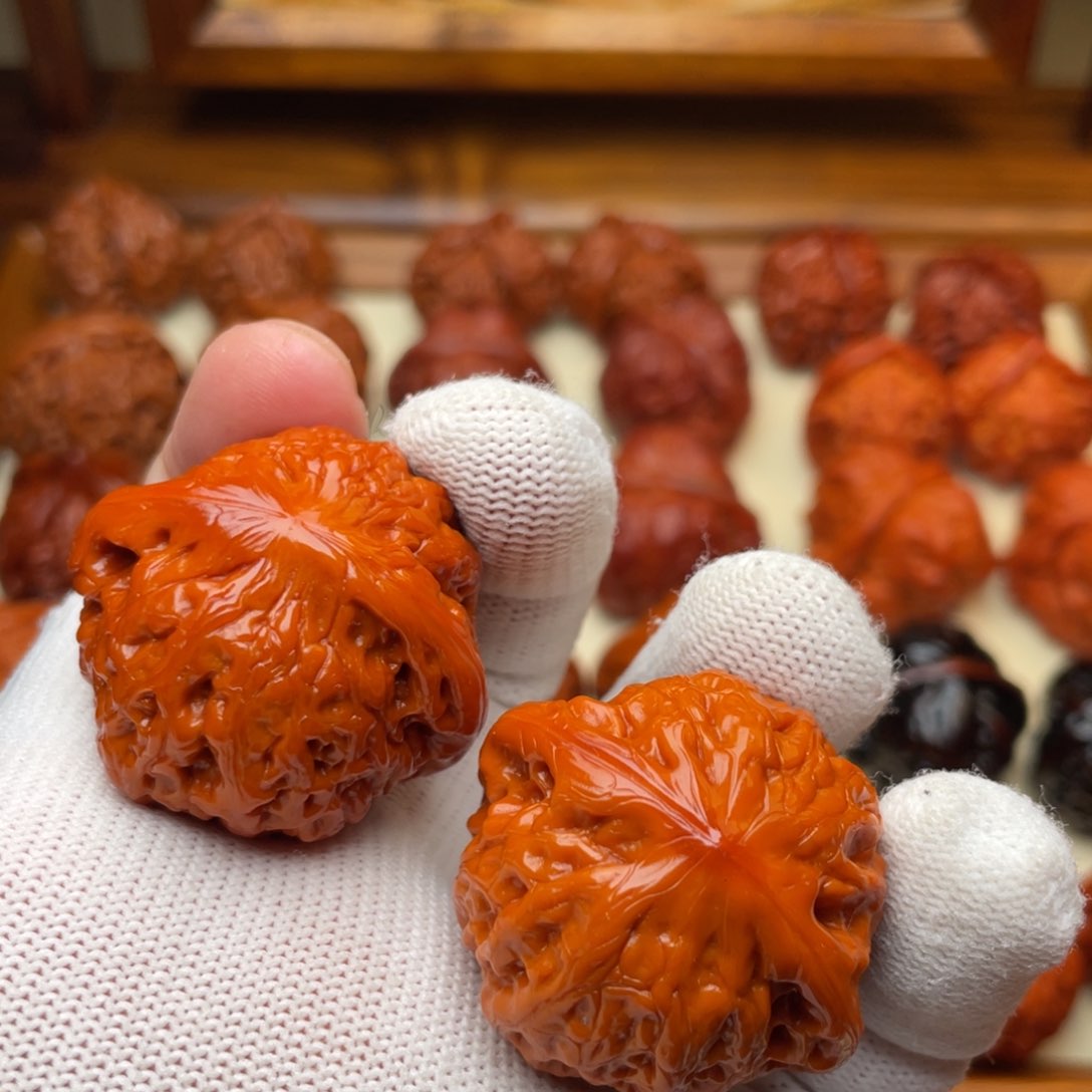 文玩核桃把件铁锤 37