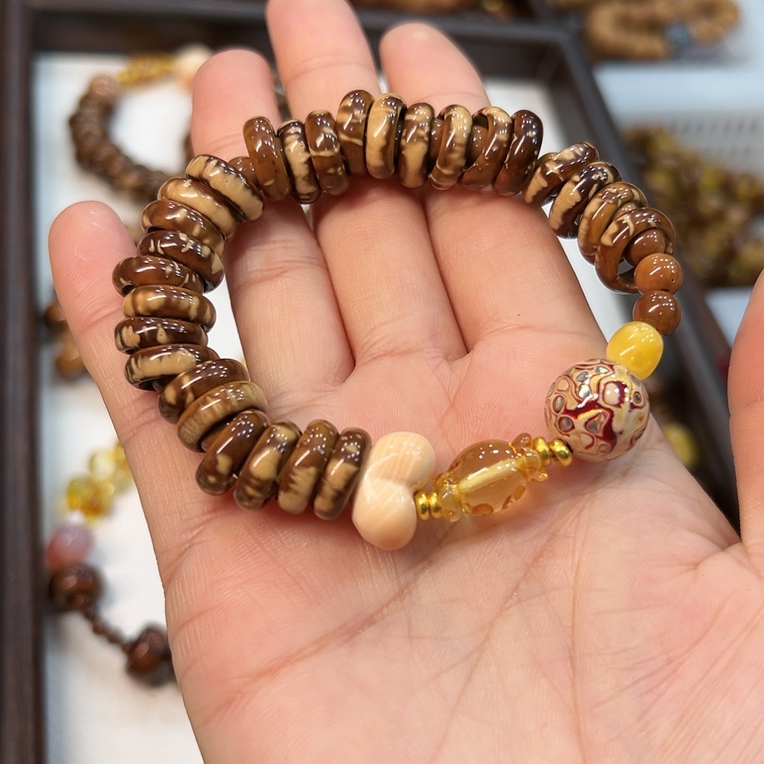 紫金鼠吊坠钱串子单圈