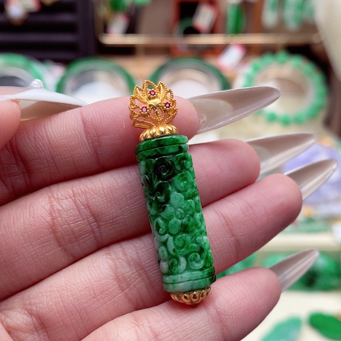 颈饰未镶嵌翡翠翡翠吊坠