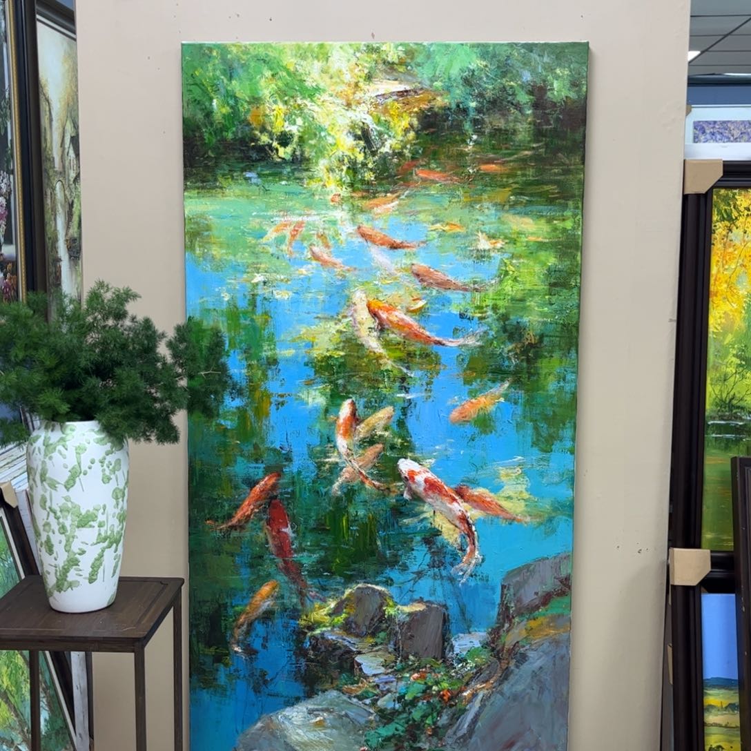 手工手绘精品油画80+160厘米