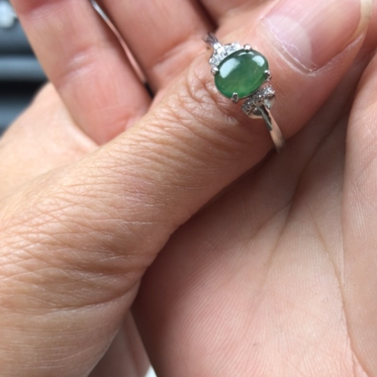 翡翠未镶嵌戒指缅甸