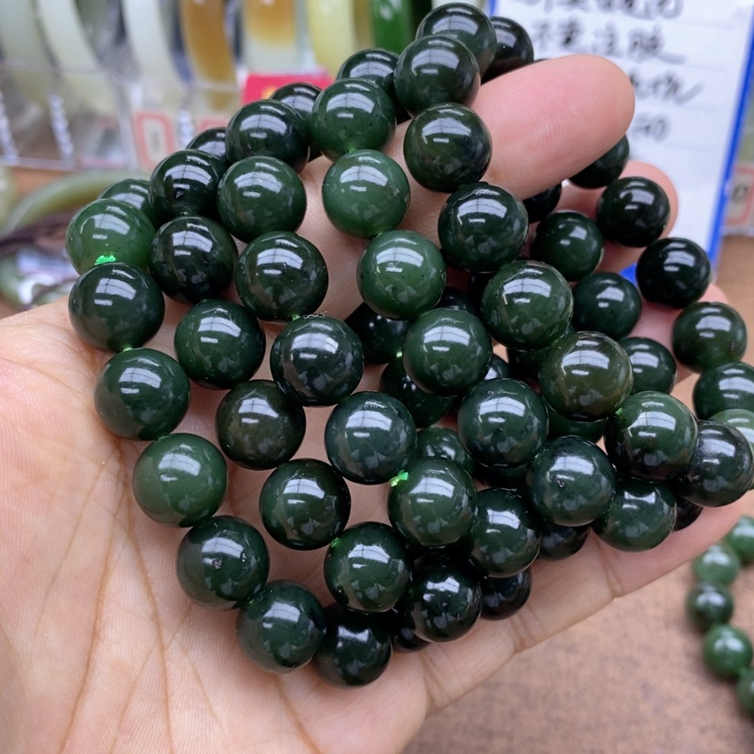 手串未镶嵌和田玉卡12