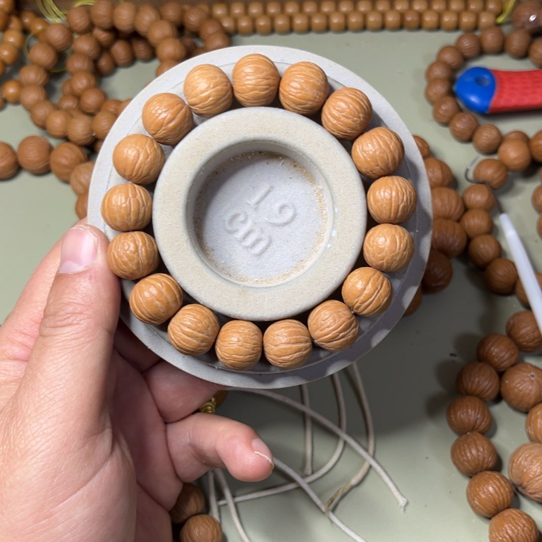 猴头核桃手串聚宝盆15 矮桩