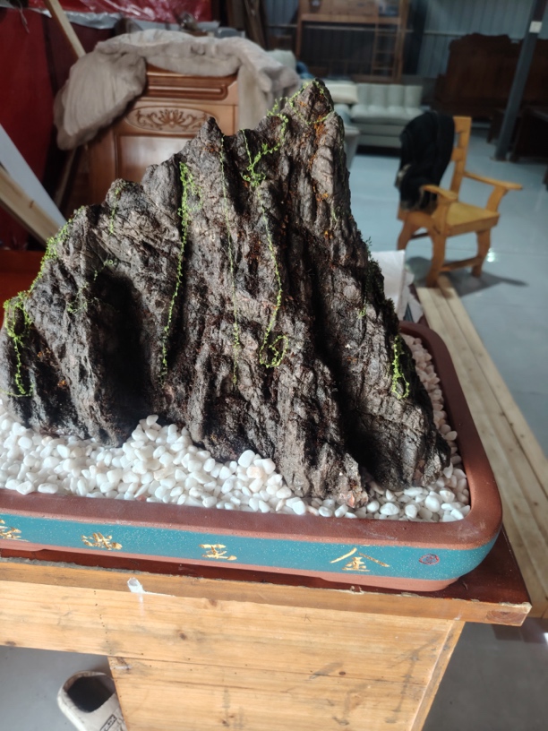 广西龟纹石，鱼缸造景石，水旱盆造景石。