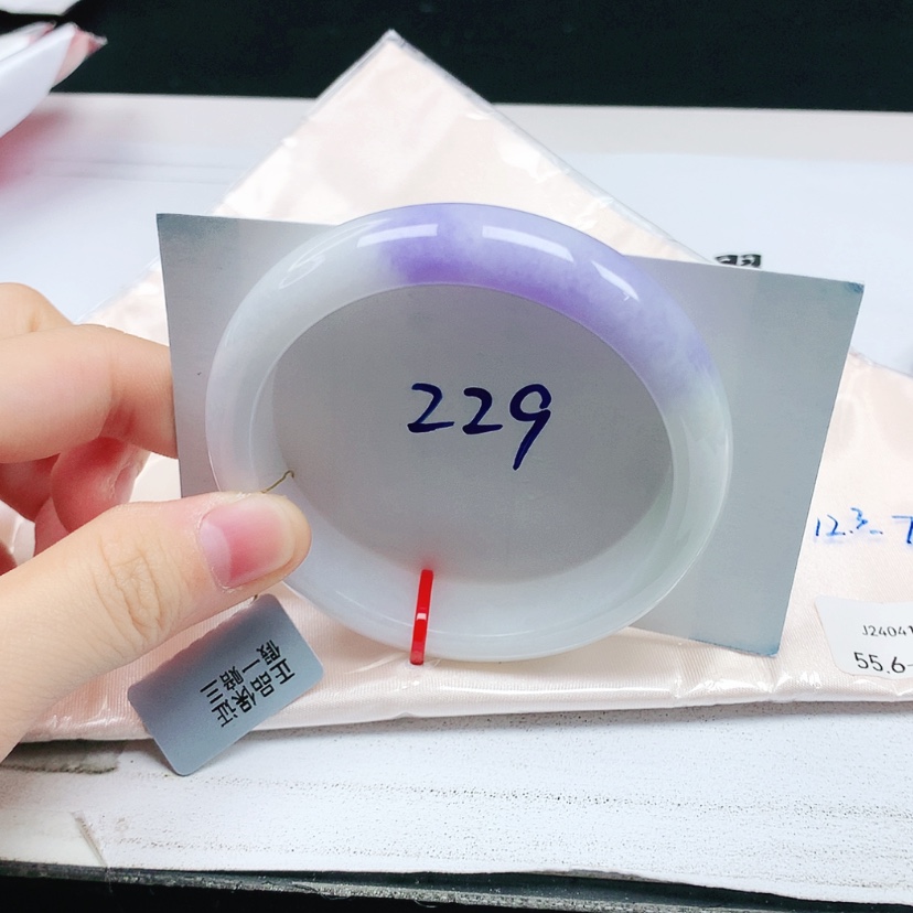 【闪购商品】翡翠手镯未镶嵌缅甸天然a货手镯55+