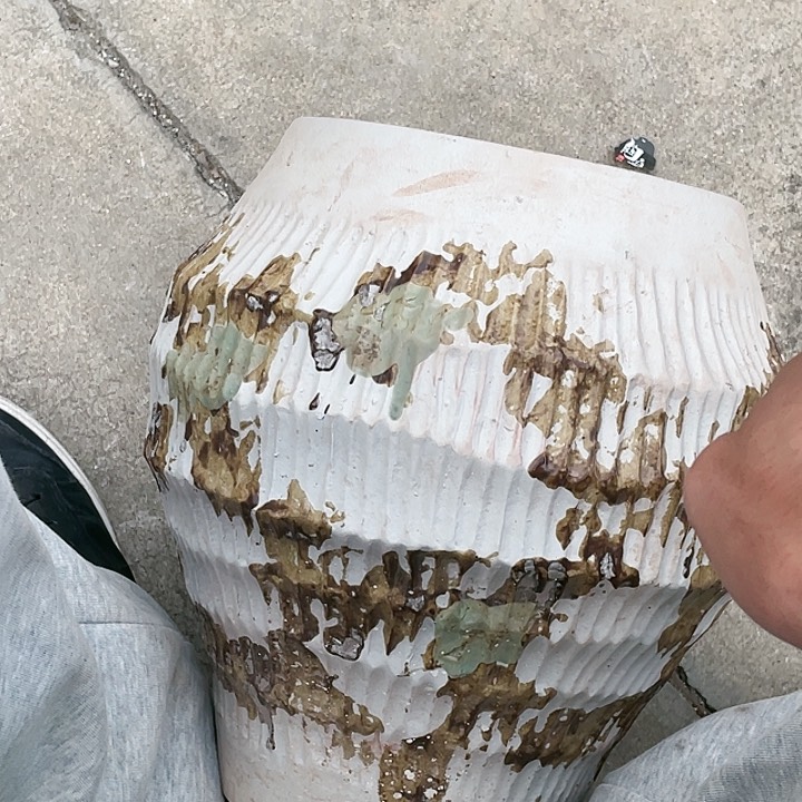 紫砂花盆瑕疵20.30花盆