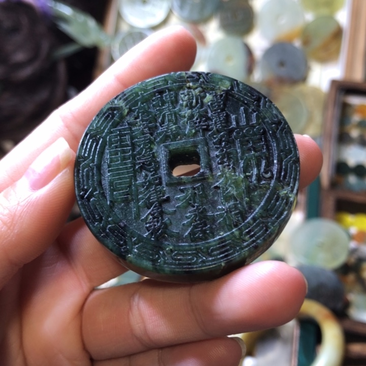 岫玉岫玉挂件未镶嵌