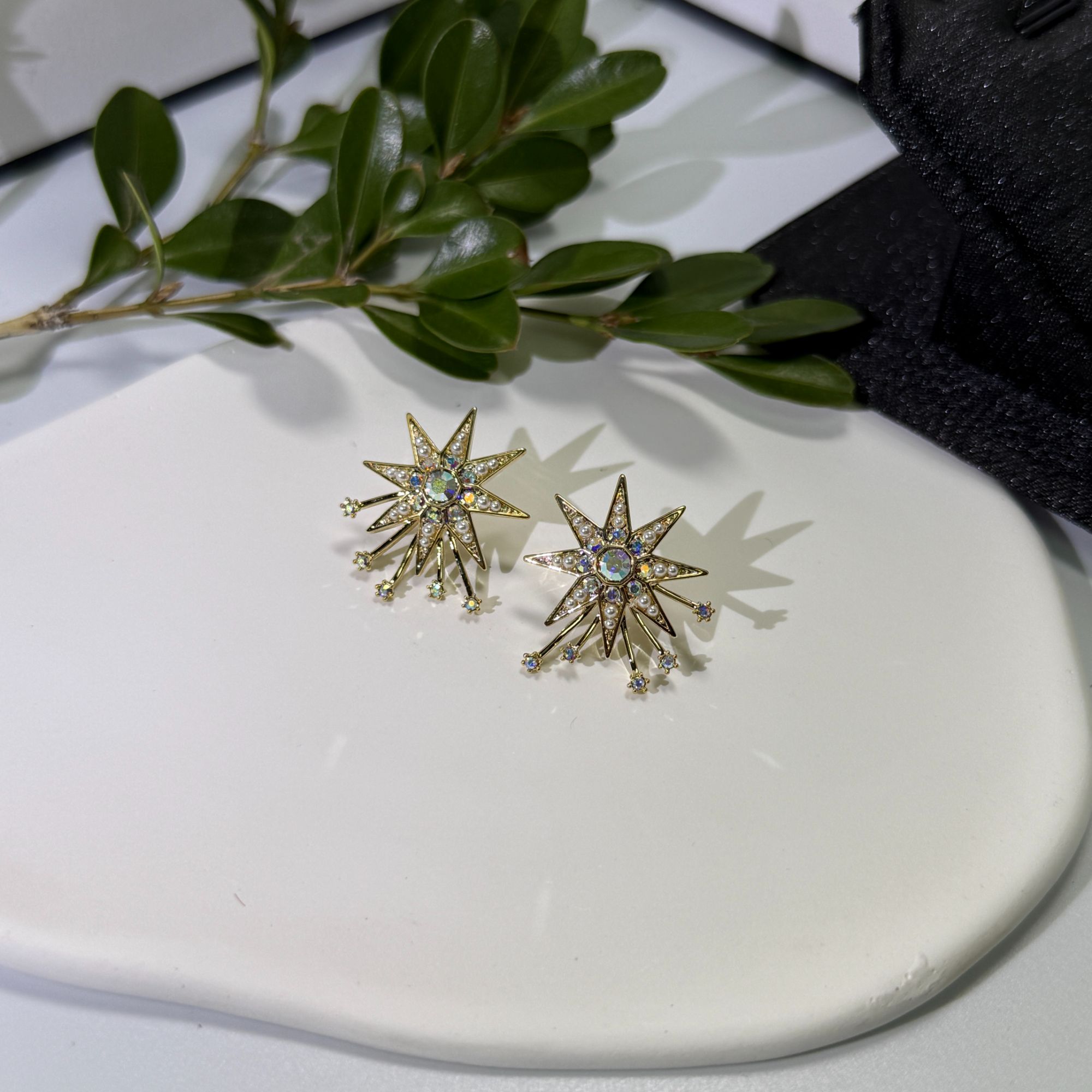 九小尚 铜合金珐琅耳饰 R1651秋季冬季冬天过年耳饰耳环