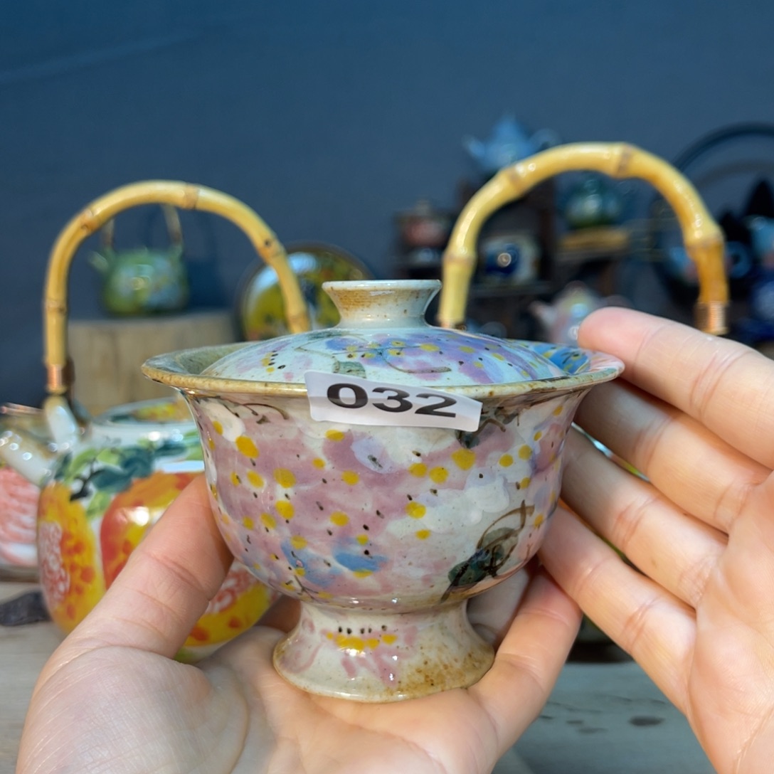 杯素浅陶瓷手工手绘